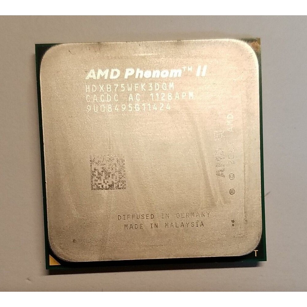 AMD Phenom II X 3 B75 3GHz Triple-Core Processor, HDXB75WFK3DGM, AM3, US SELLER